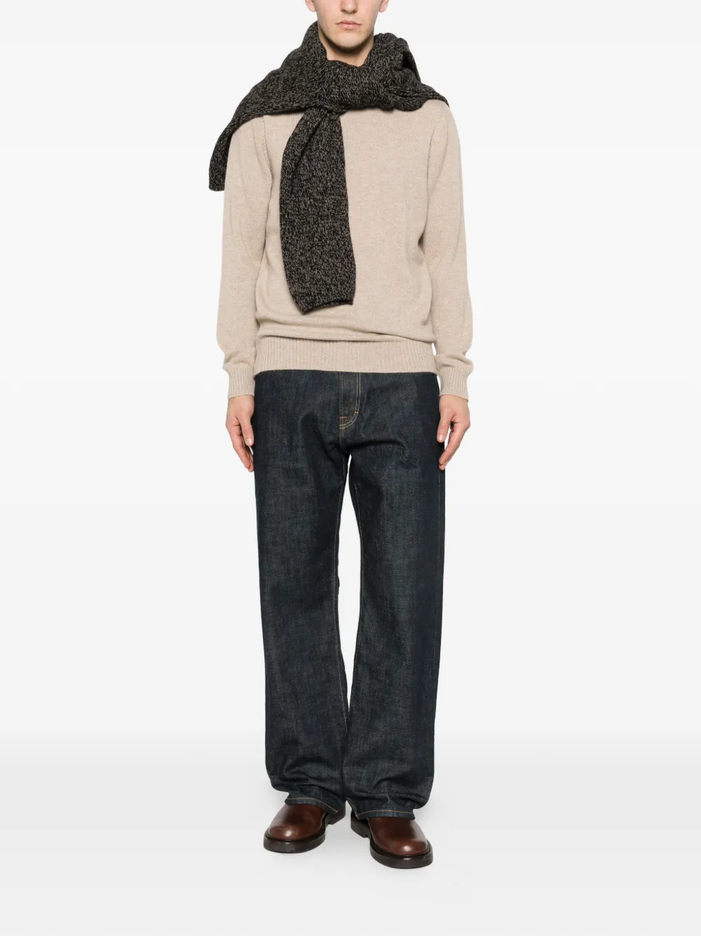 Kangra ribbed sweater - Beige