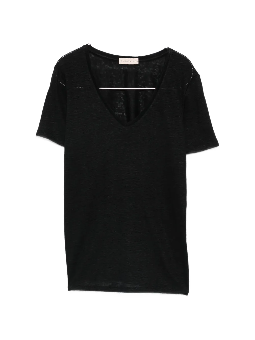 Purotatto V-neck T-shirt - Schwarz