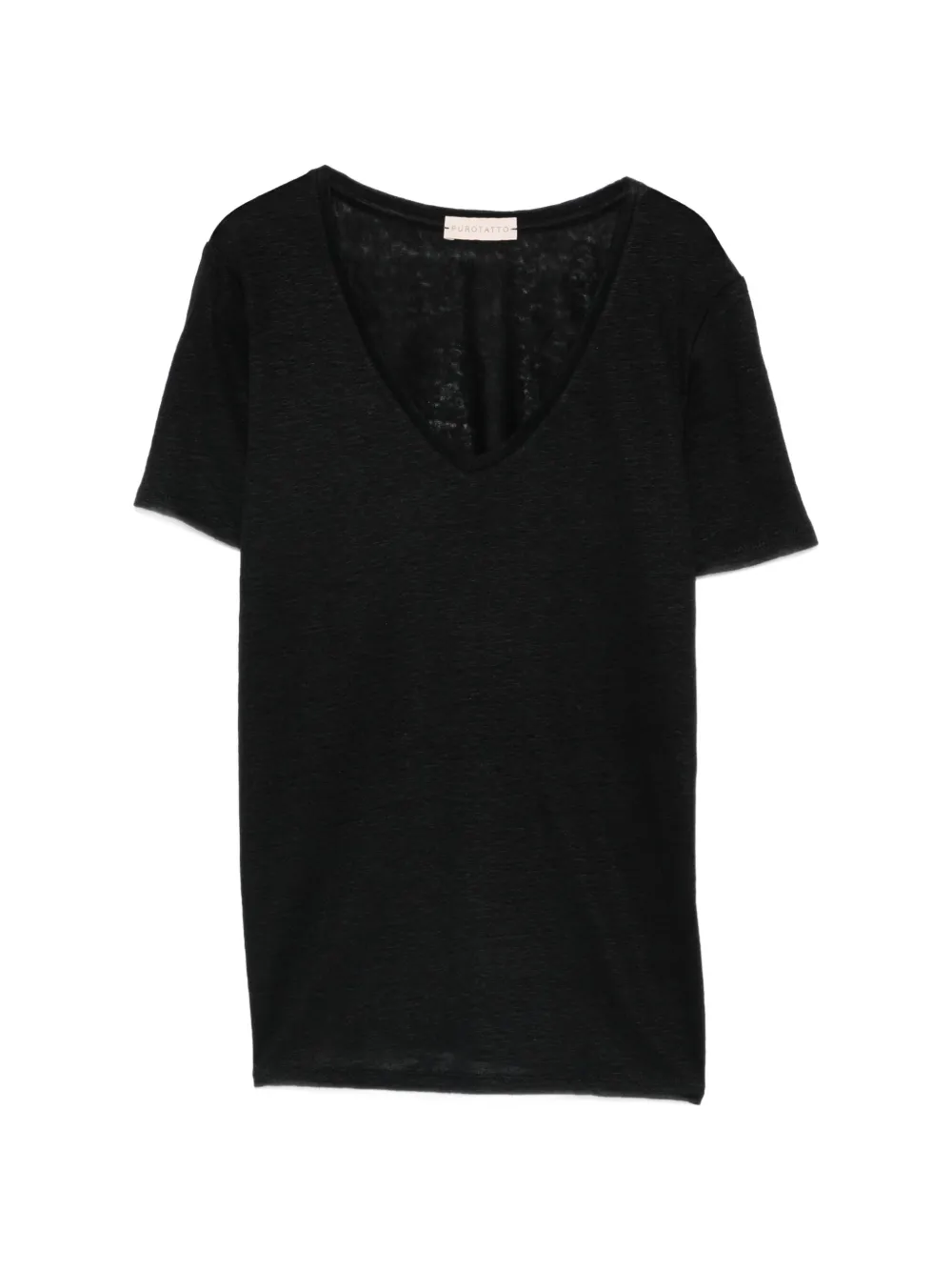 Purotatto V-neck T-shirt - Schwarz