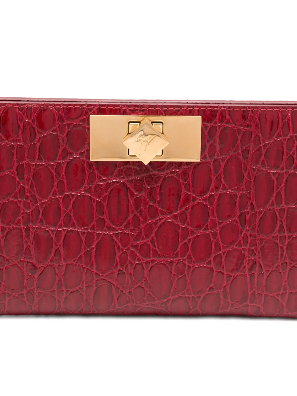 Giuseppe Zanotti Annhita clutch Rood
