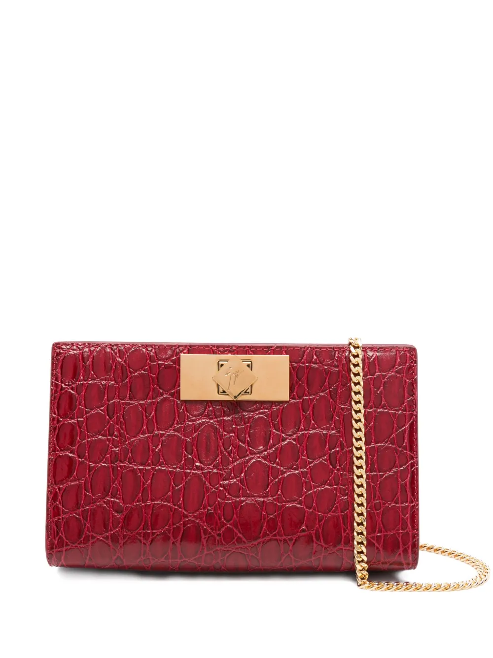 Giuseppe Zanotti Annhita clutch Rood