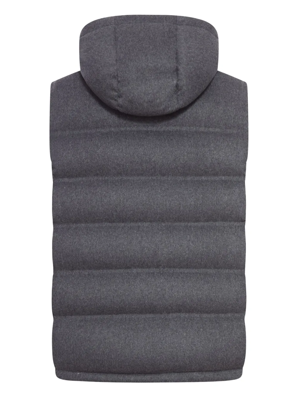 Brunello Cucinelli hooded quilted gilet Grijs