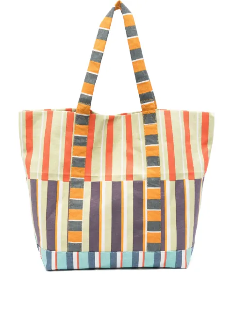 Épice striped panel tote bag