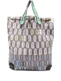 Épice Chenna drawstring patterned backpack - Green