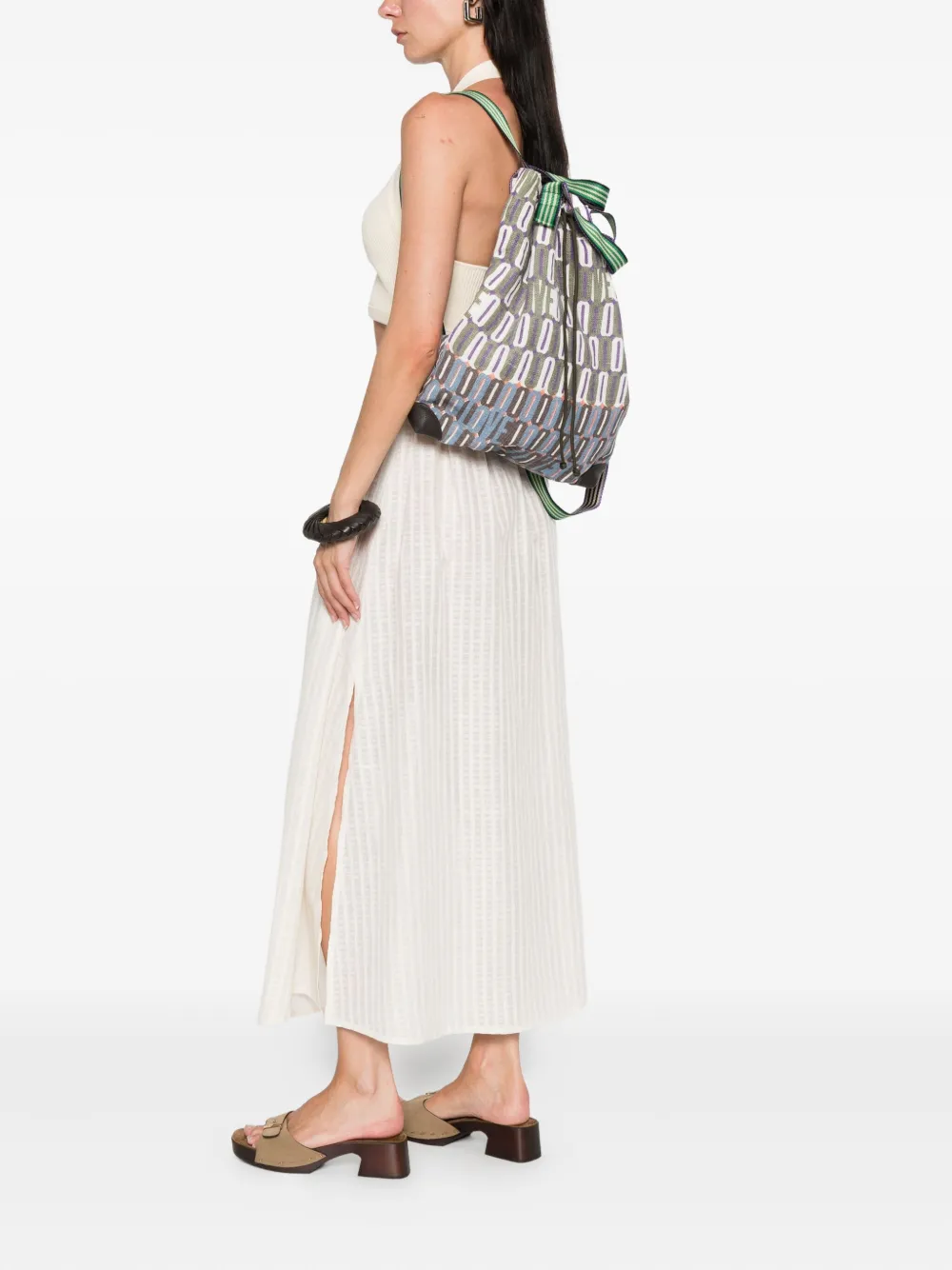 Épice Chenna drawstring patterned backpack | Image 2