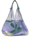 Épice mesh shoulder bag - Purple