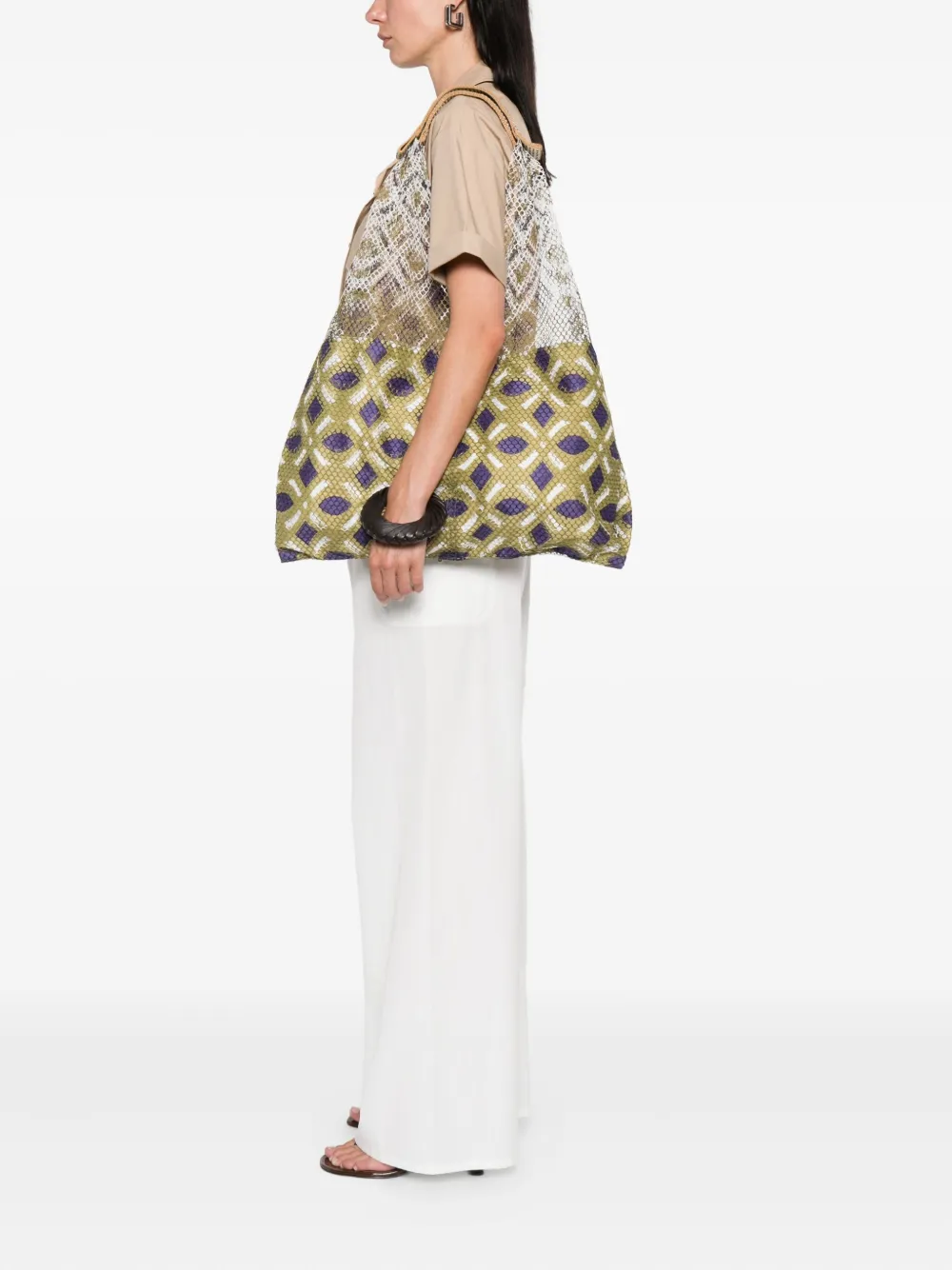 Épice mesh-panel geometric tote bag | Image 2