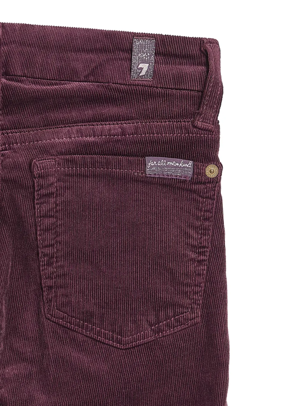 7 For All Mankind corduroy trousers Rood