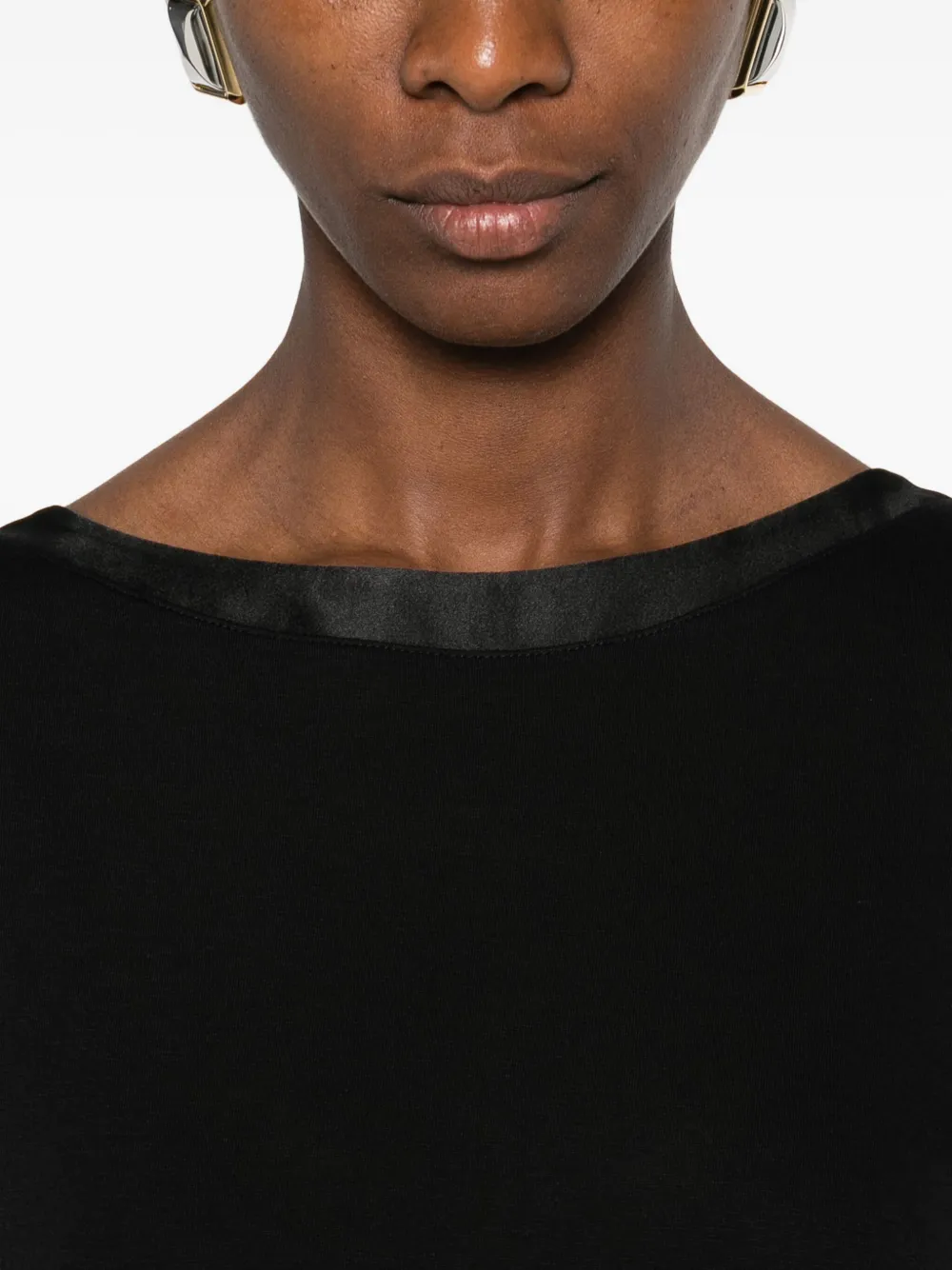 Purotatto Velvet Panel Top In Black