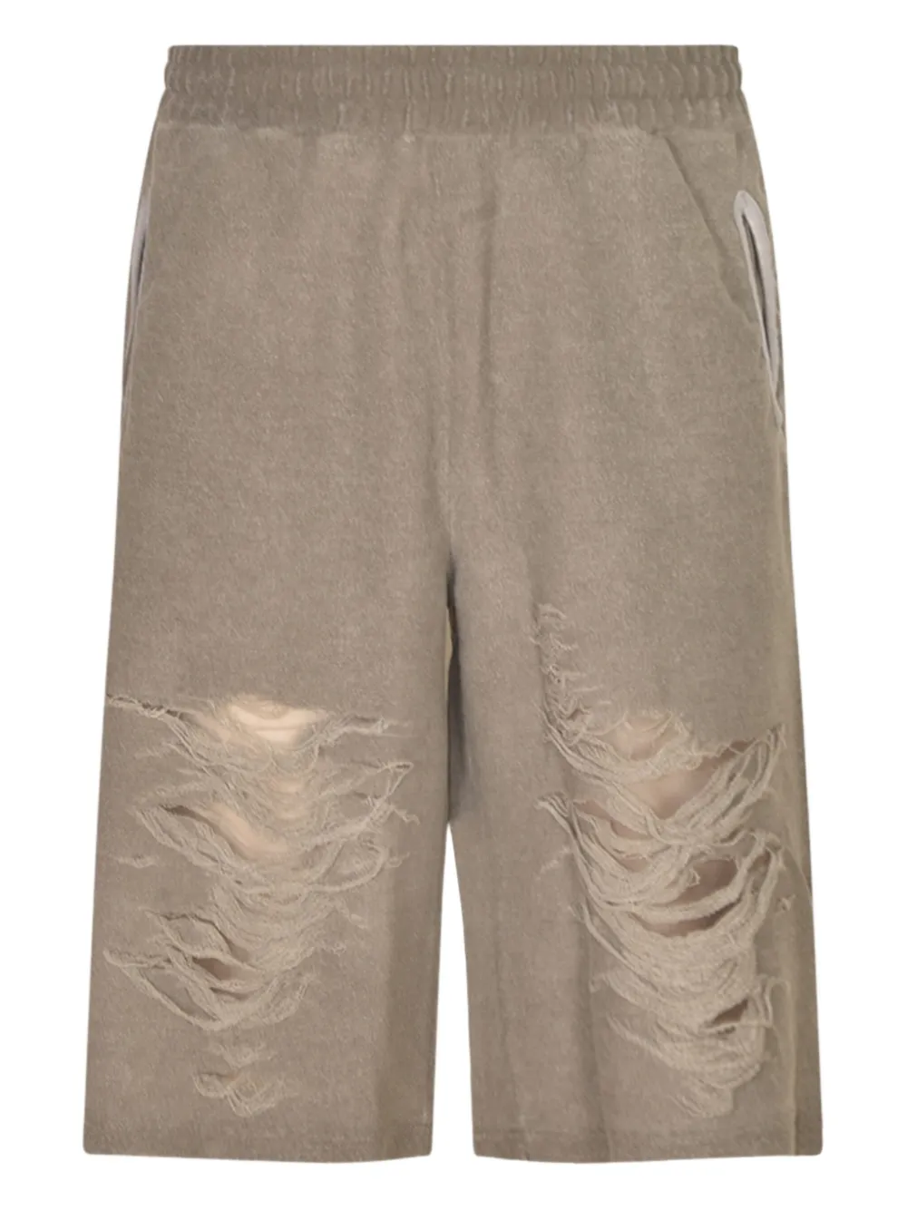 Diesel Shorts met franje Grijs