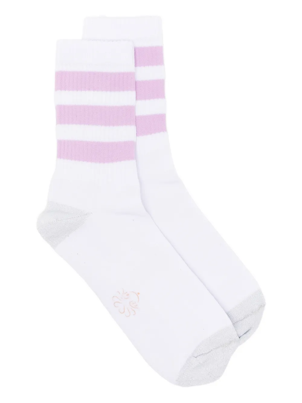 ALTO logo-detail socks - Bianco