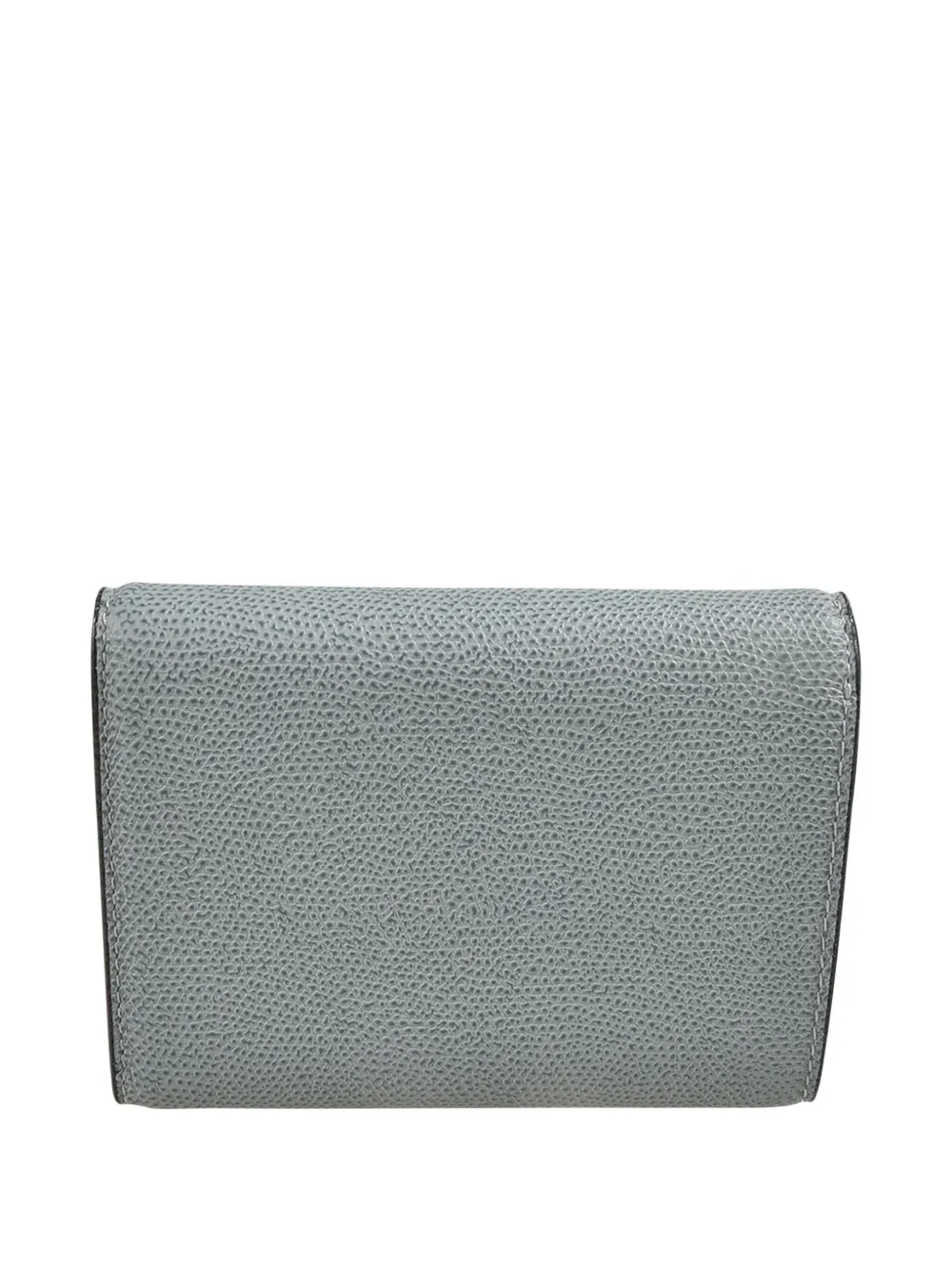 Valextra Iside portemonnee met metallic plakkaat - Blauw