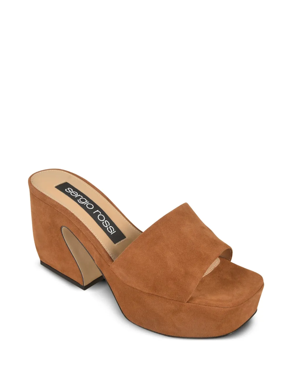 Sergio Rossi 90mm suede sandals Brown
