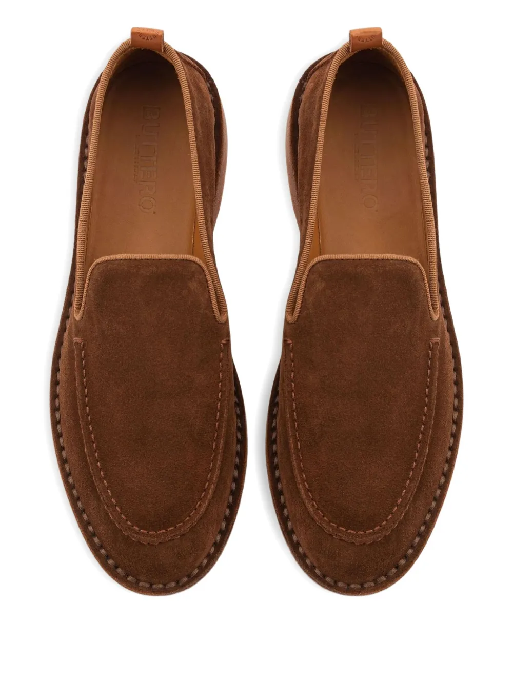 Buttero suede flat loafers Bruin