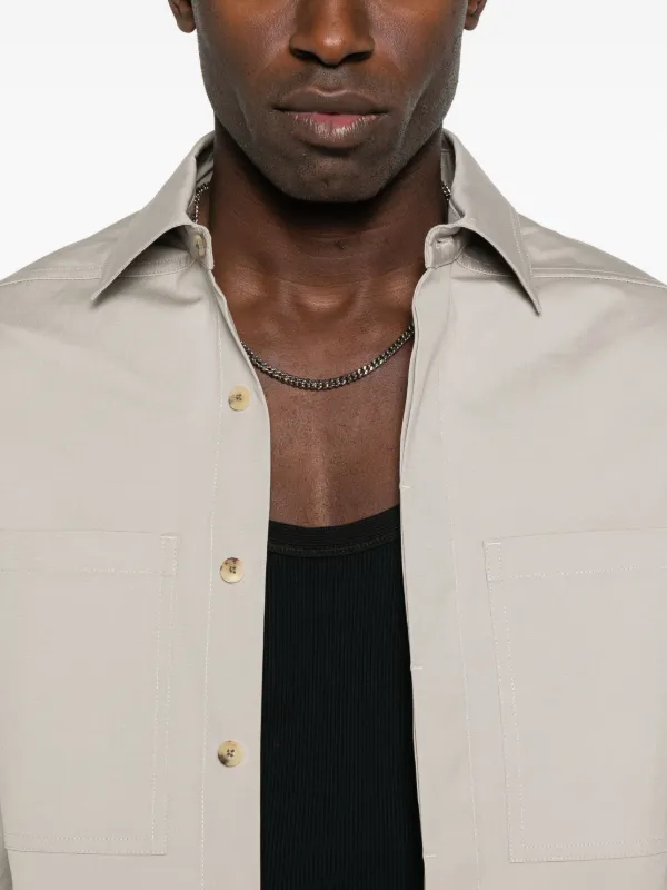 Rick Owens ロングスリーブ シャツ | ニュートラル | FARFETCH JP