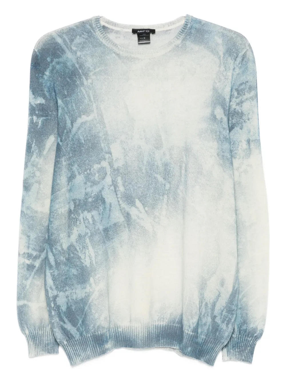 Avant Toi tie-dye sweater | Blue | Image 1