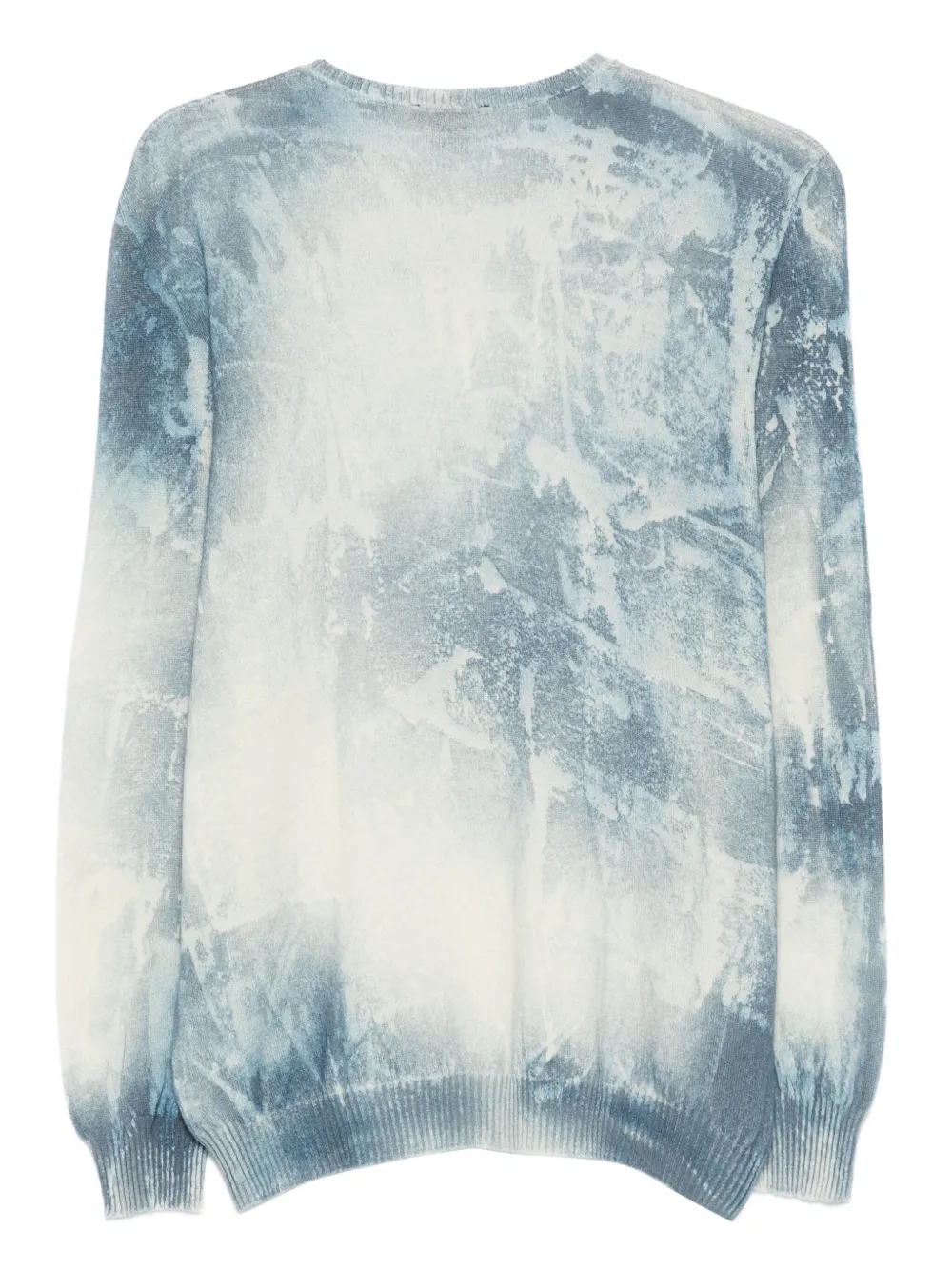 Avant Toi Trui met tie-dye print - Blauw