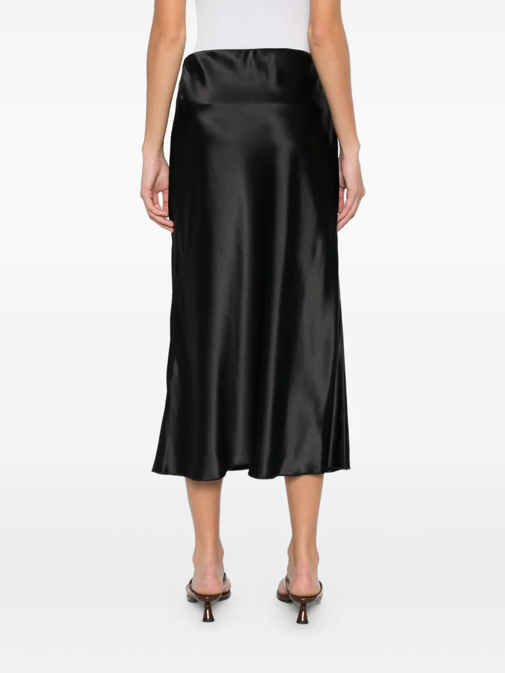 Purotatto High-waisted Skirt In Black