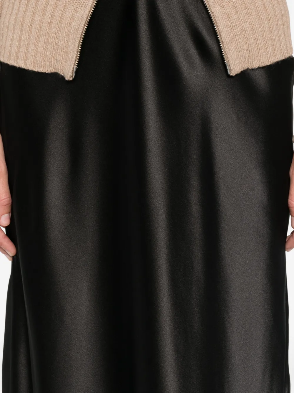 Purotatto High-waisted Skirt In Black