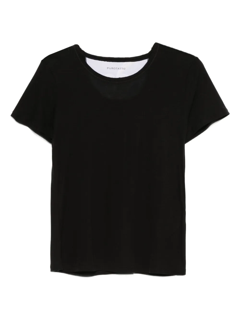 Purotatto crew-neck T-shirt | Black | Image 1