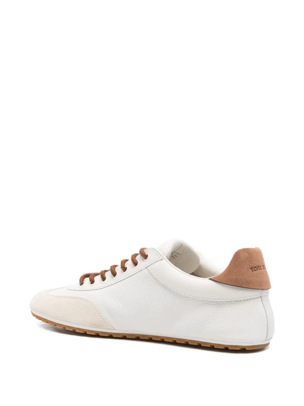 Tory Burch Travel leather perforated sneakers White