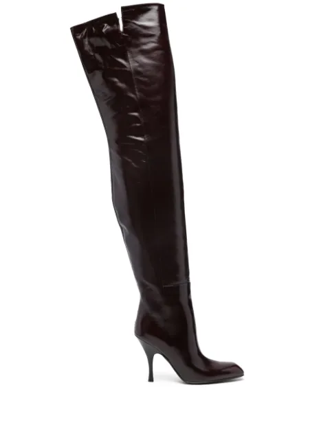 KHAITE 100mm Colt over-the-knee boots