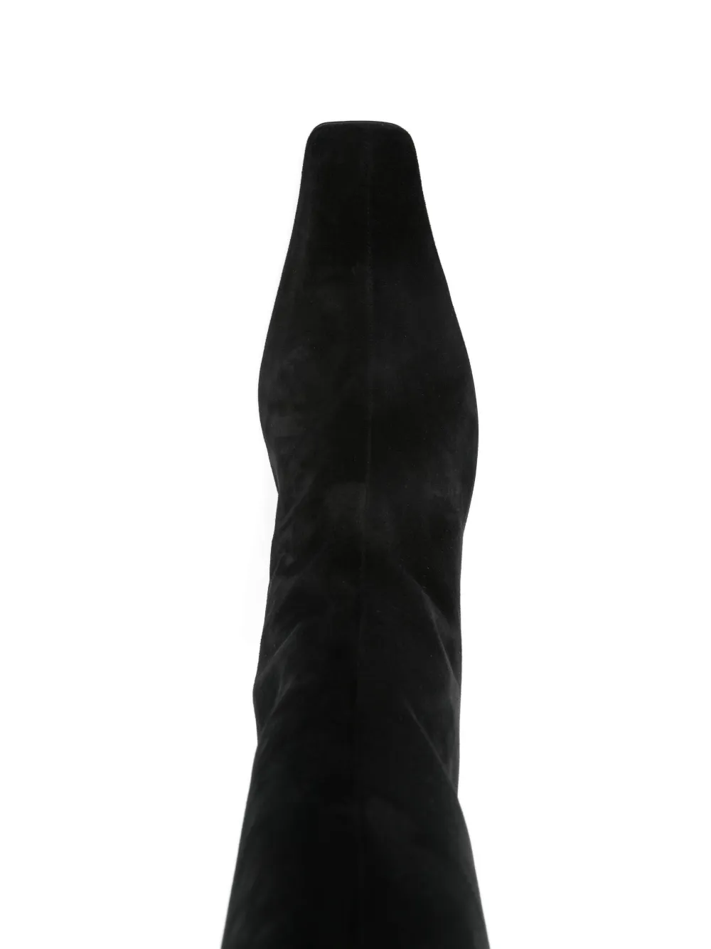 KHAITE 55mm One knee-high boots Zwart
