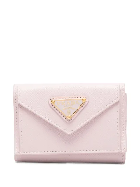 Prada cartera con logo triangular