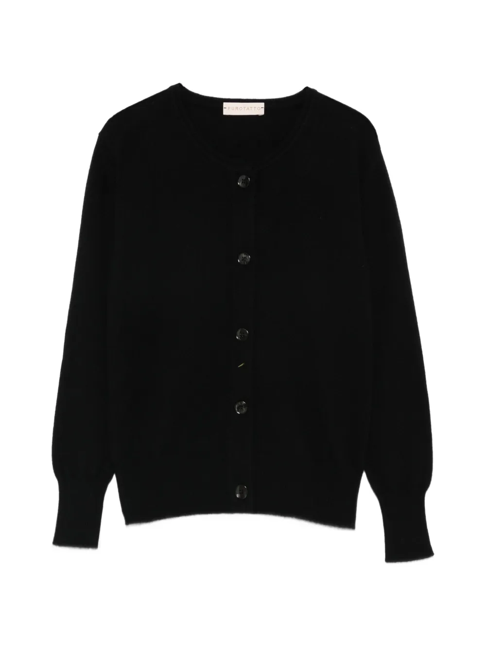 Purotatto buttoned cardigan - Nero