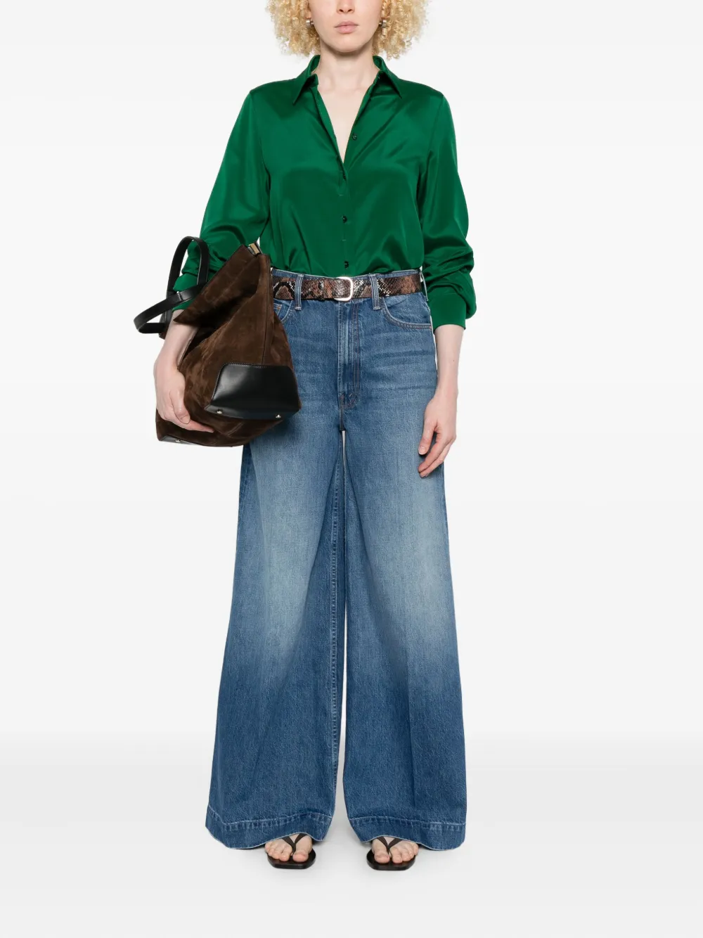 Max Mara Button-down blouse Groen