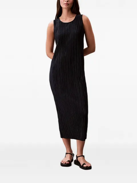 Calvin Klein ノースリーブ プリーツドレス