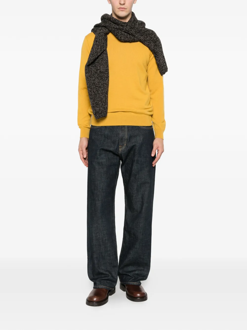 Kangra crew-neck sweater - Geel