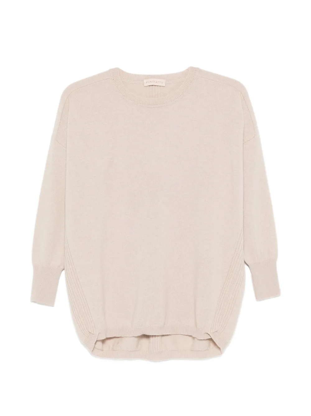 Purotatto round-neck sweater - Toni neutri