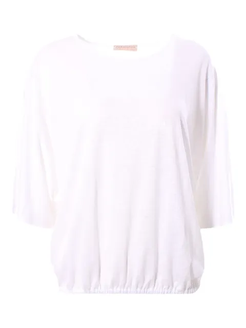 Purotatto gathered-hem T-shirt