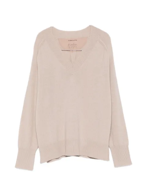 Purotatto V-neck sweater