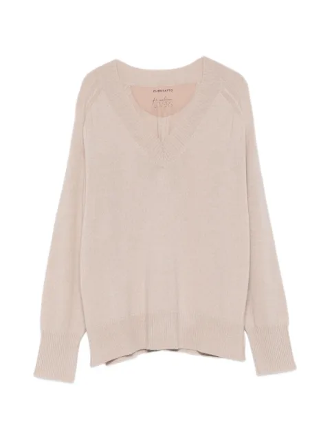 Purotatto Maglione con scollo a V
