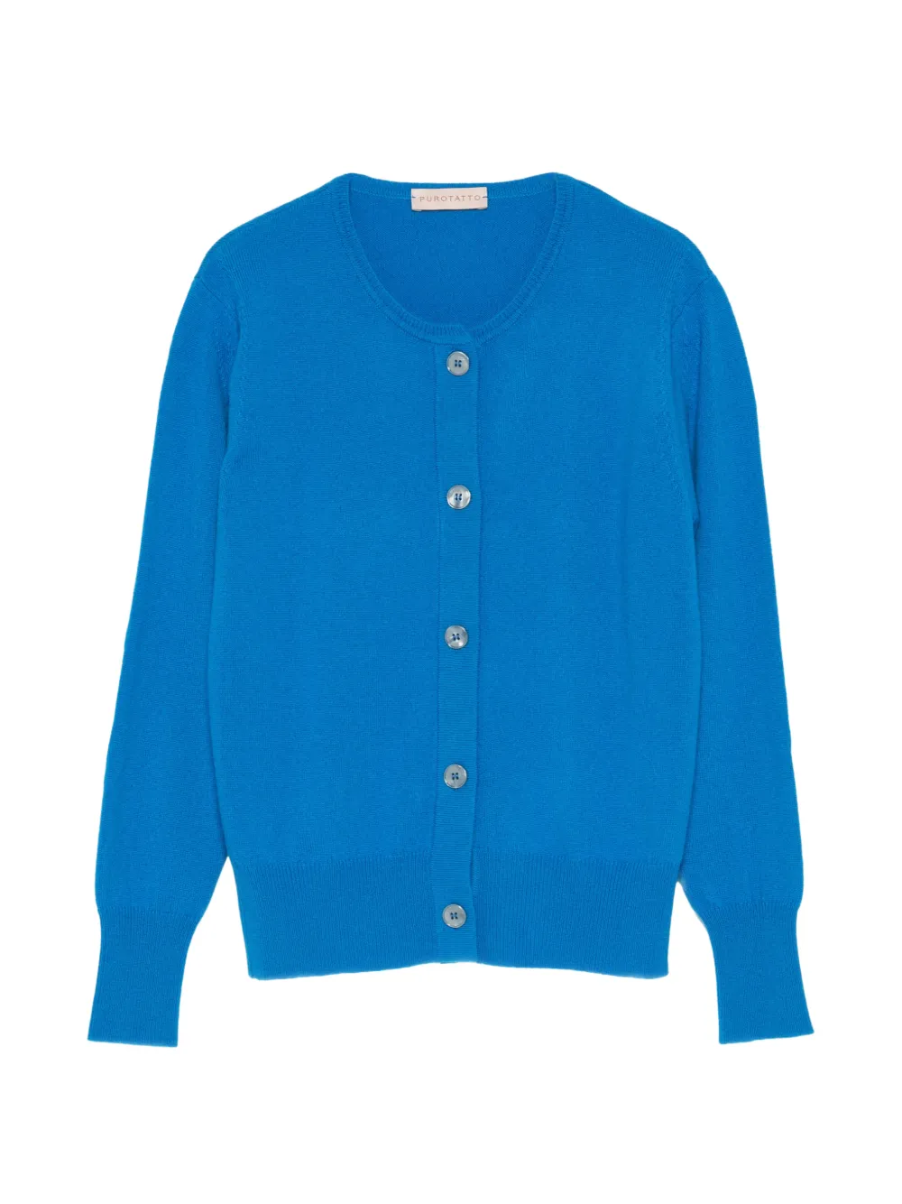 Purotatto buttoned cardigan - Blu