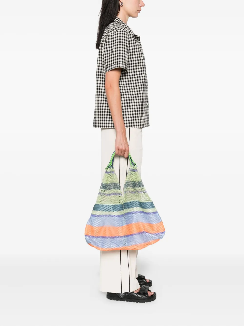 Épice Elziver striped-mesh shoulder bag | Image 2