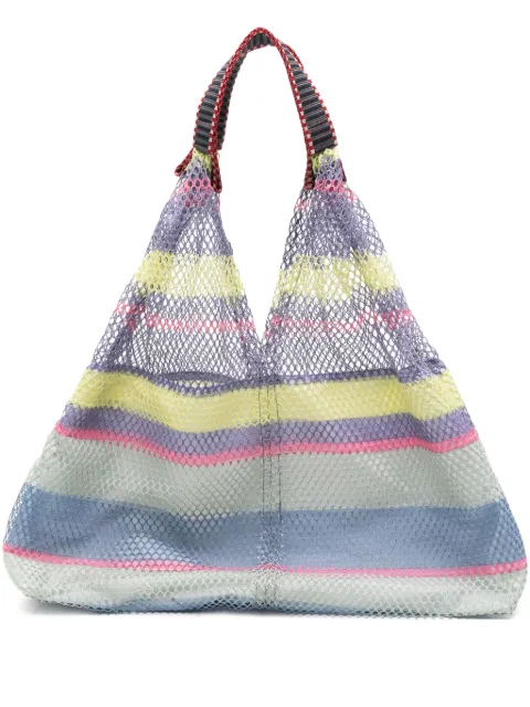 Épice small Elziver 2510 striped mesh tote bag