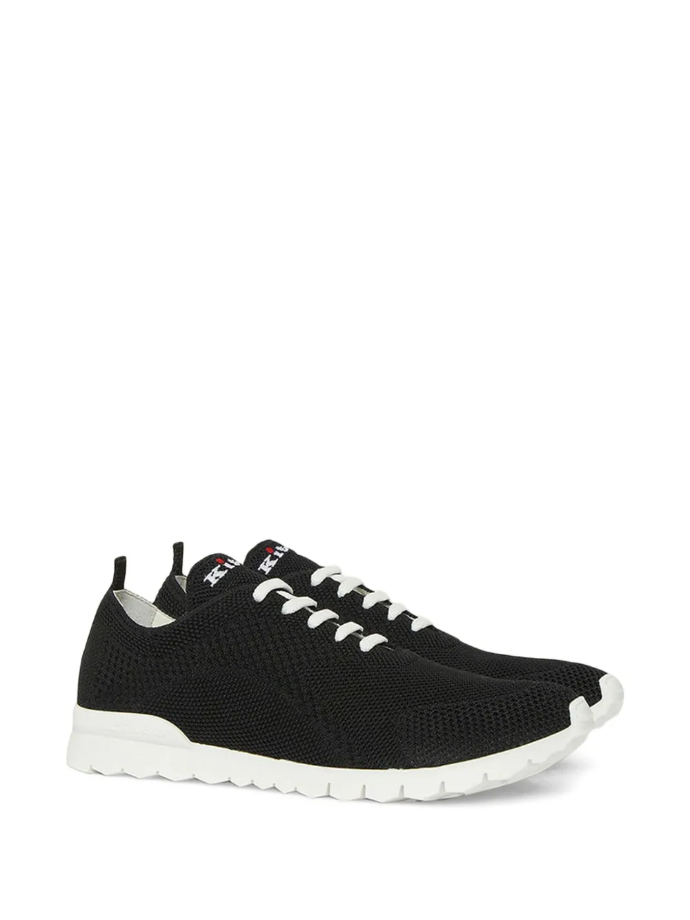 Kiton knit fabric trainers Zwart