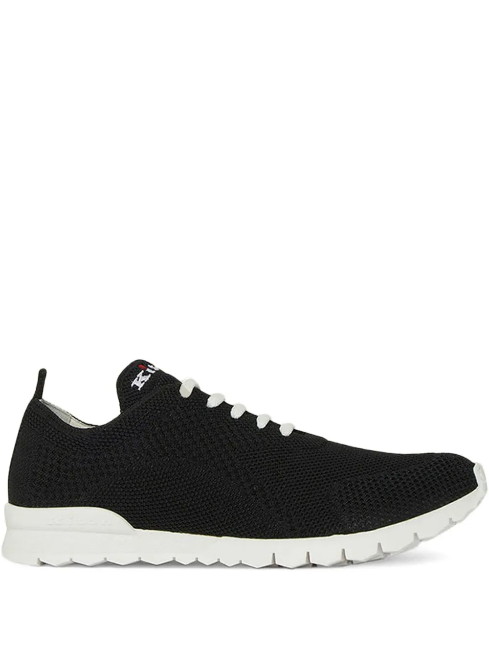 Kiton knit fabric trainers Zwart