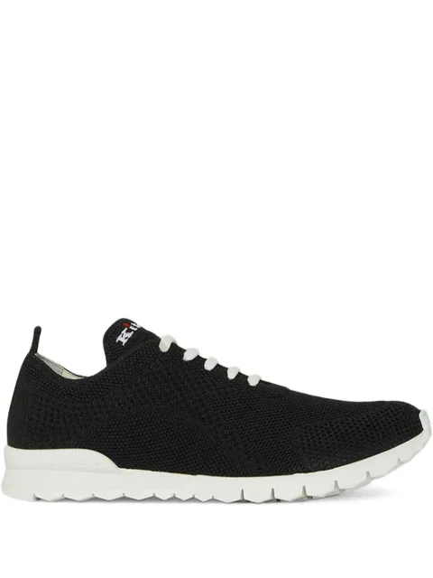 Kiton knit fabric trainers