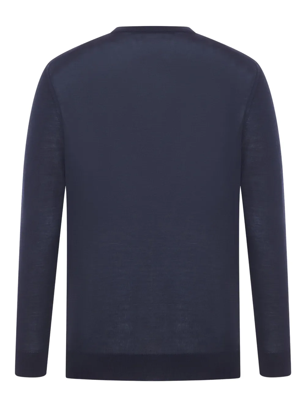 Kiton Wollen trui met ronde hals Blauw