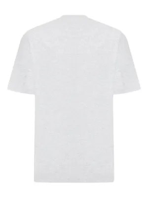 【送料&関税込】Brunello Cucinelli White Cotton T-shirt Brunello Cucinelli Logo T-shirt in white - White