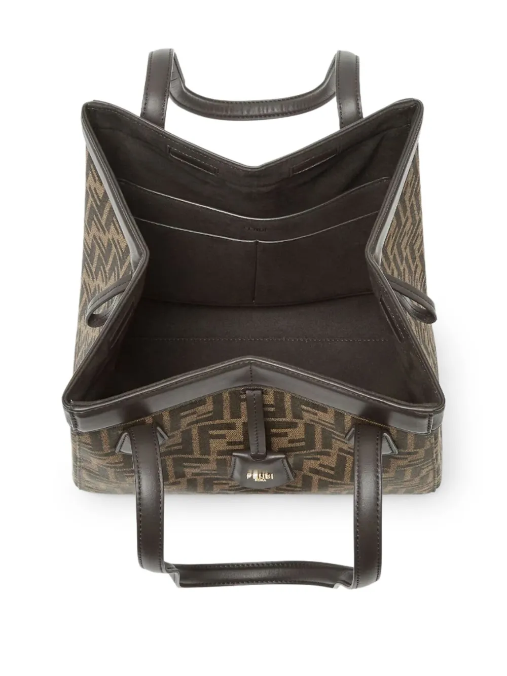 FENDI medium Origami tote bag Bruin