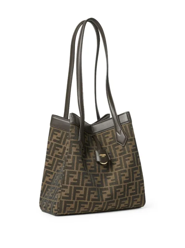FENDI Medium Origami Tote Bag | Brown | FARFETCH