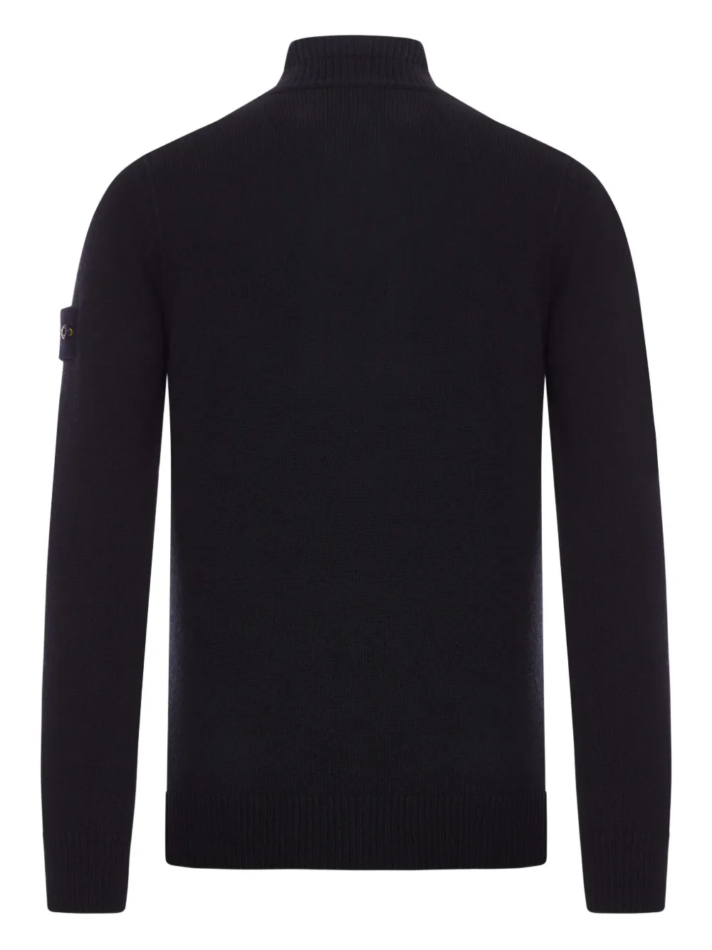 Stone Island high-neck button wool sweater | Knitted Sweaters | Image 2