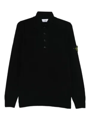 Stone Island コンパスバッジ セーター | ブラック | FARFETCH JP