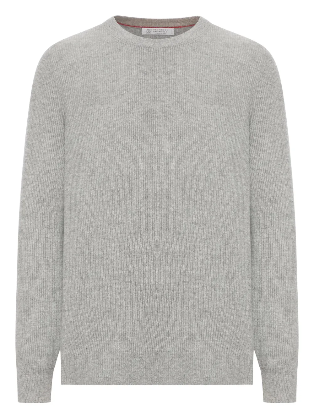 Brunello Cucinelli ribbed cashmere sweater | Grey | Image 1