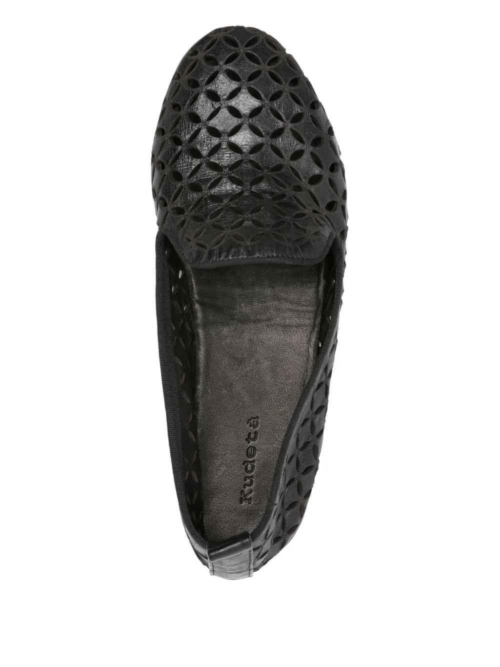 kudeta cut-out loafers Black